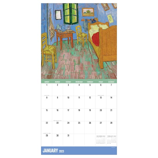 tf-publishing-2023-van-gogh-wall-calendar-michaels